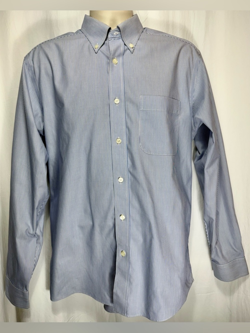 EDDIE BAUER Striped Button-Down Shirt